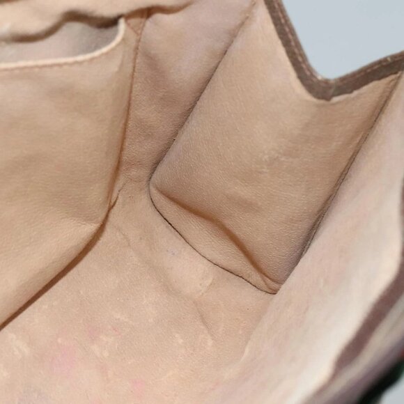 GUCCI GG Supreme Web Sherry Line Clutch Bag PVC Beige Red 89 01 033 Auth 111492 - Picture 16 of 16